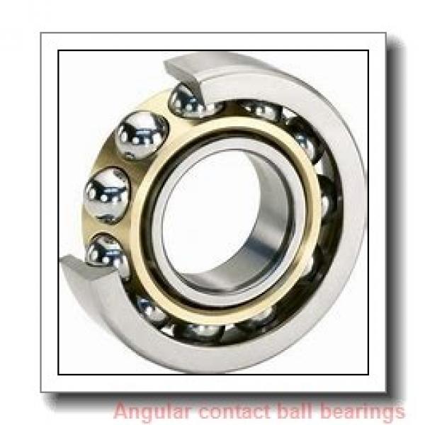 90 mm x 160 mm x 30 mm  FBJ QJ218 angular contact ball bearings #1 image